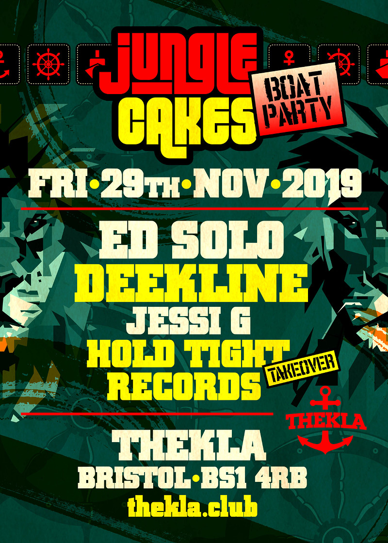 Jungle Cakes Boat Party at Thekla