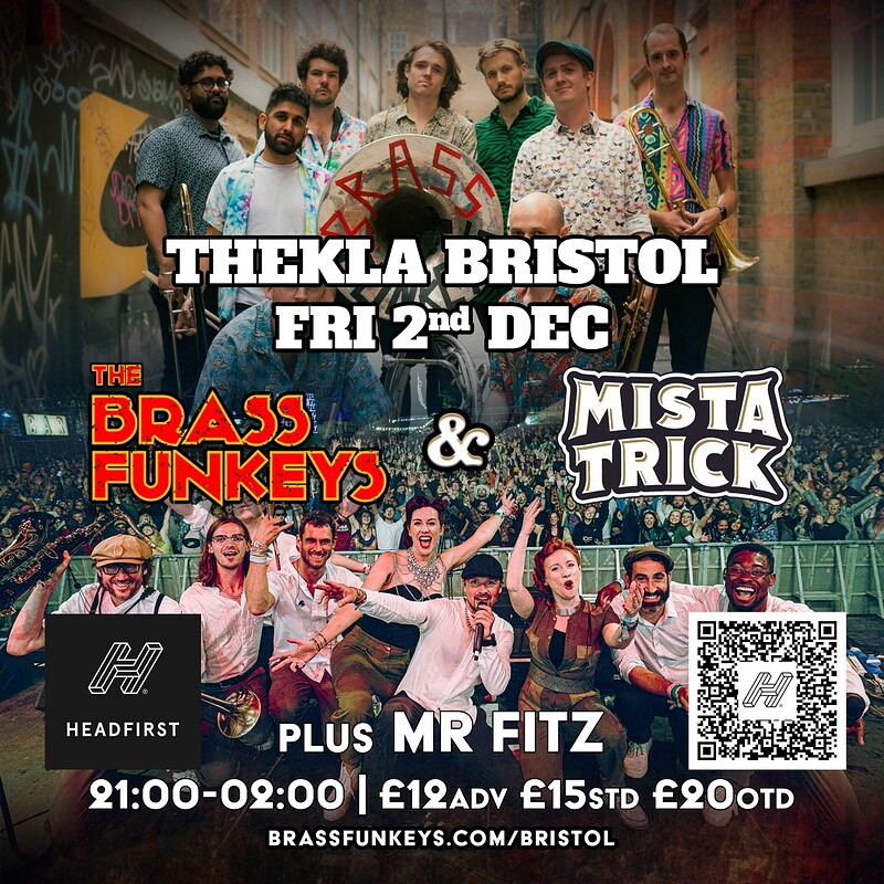 Mista Trick & The Brass Funkeys plus Mr Fitz at Thekla