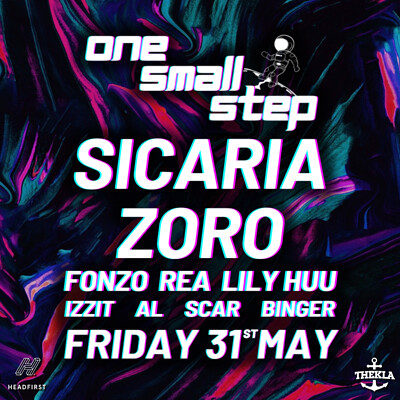 One Small Step SICARIA, Zoro, Fonzo, Rea, Lily Huu at Thekla