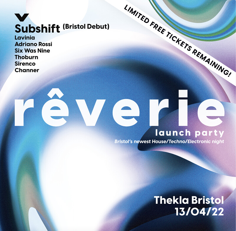 Rêverie • Launch Party • House/Techno FREE RAVE at Thekla