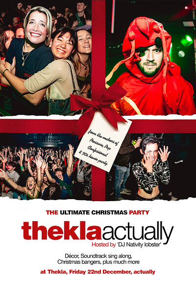 Thekla Actually: A Love Actually Christmas Party at Thekla