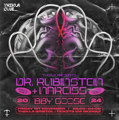Thekla presents: Dr. Rubinstein + Narciss ++ at Thekla