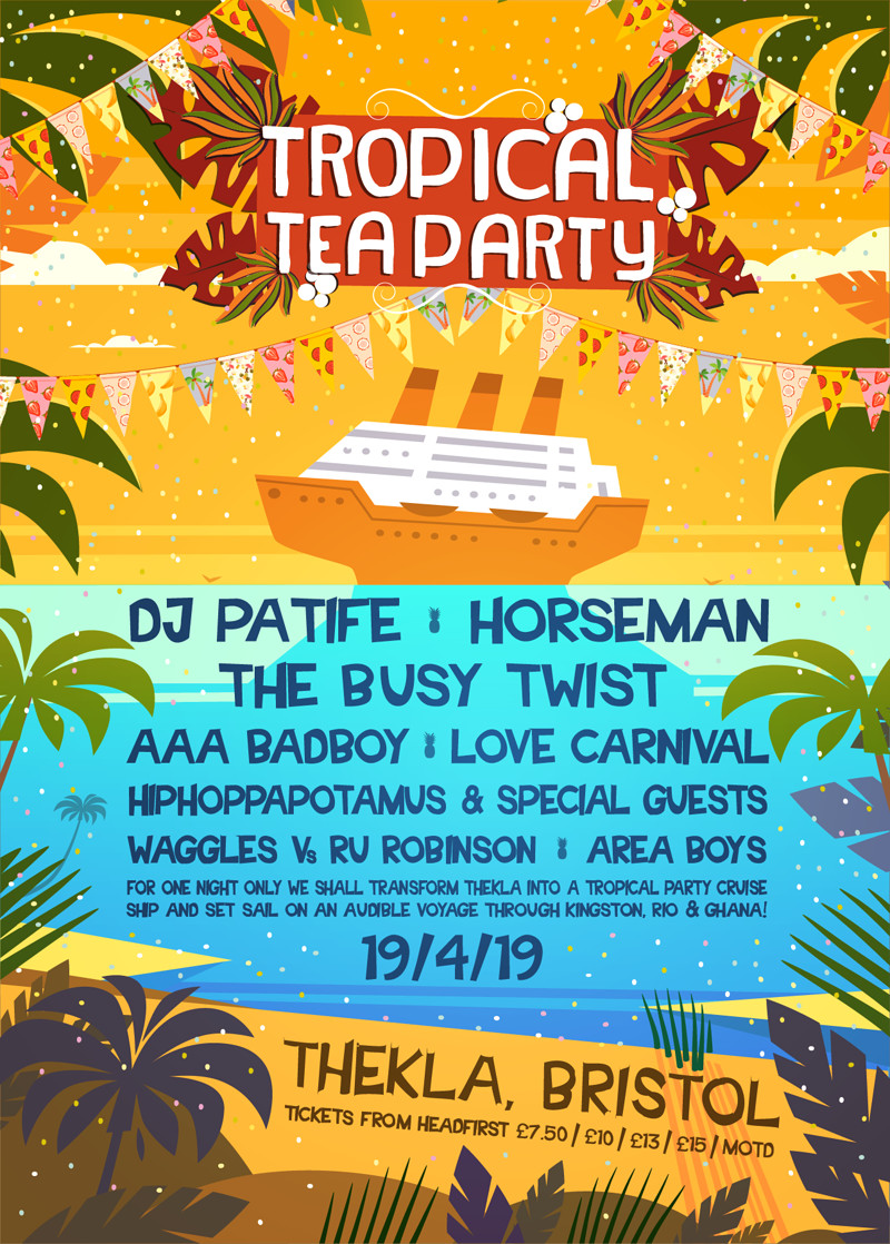 Tropical Tea Party's Tropical Cruise at Thekla at Thekla