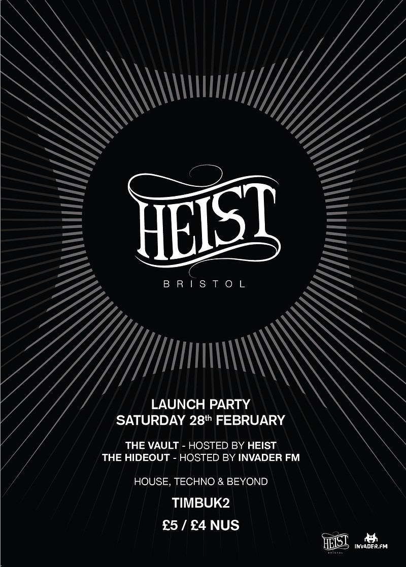 Heist - Launch Party at Timbuk 2