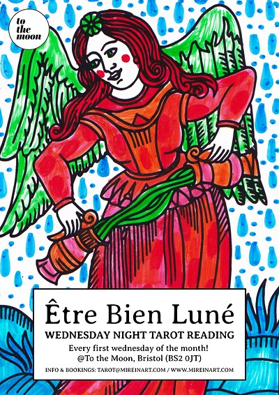 Être Bien Luné - Wednesday Night Tarot Reading at To The Moon in Bristol