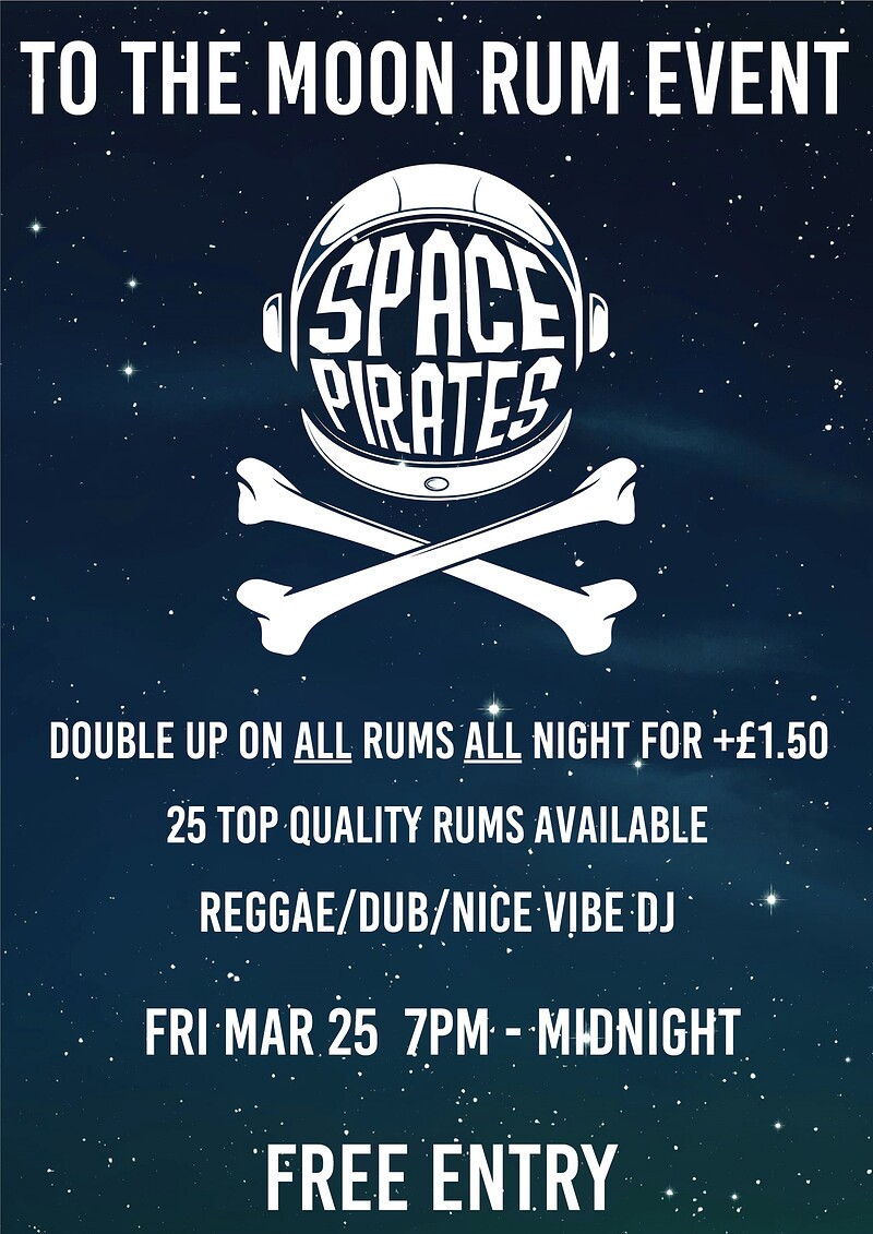 Space Pirates Rum Event at To The Moon