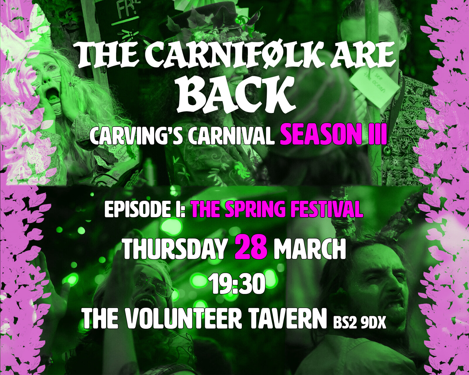 Carnifolk Presents: Carving's Carnival at Volunteer Tavern