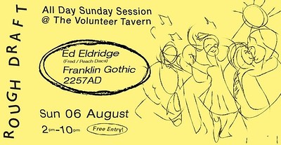 Rough Draft All Day Sunday Session at at Volunteer Tavern