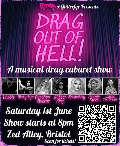 Drag Out Of Hell - A Musicals Drag Cabaret Show at Zed Alley
