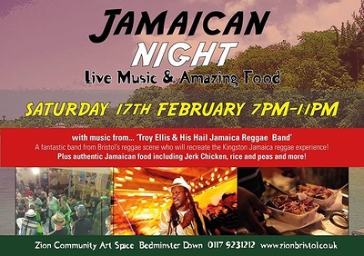 Jamaican Night at Zion Community Art Space