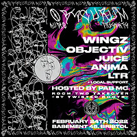 Obscurum Audio Presents: Wingz & Objectiv at Basement 45 in Bristol