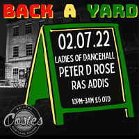 Back A Yard (Shambala venue Warm-up) at Cosies in Bristol