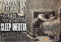 Tyrants, Old Wharf, Sleep Inertia & Emerald Eyes at Crofters Rights in Bristol