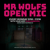 Open Mic at Mr Wolfs in Bristol