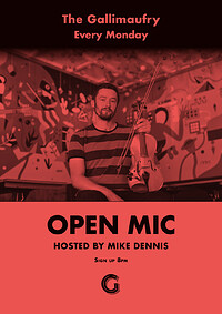 Open Mic with Mike Dennis at The Gallimaufry in Bristol