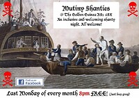 Sea Shanty Singing with the Mutiny Shanty Sessions at The Golden Guinea in Bristol