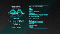 Intrigue x Dispatch - Loxy, Nymfo, Philth & more at Thekla in Bristol